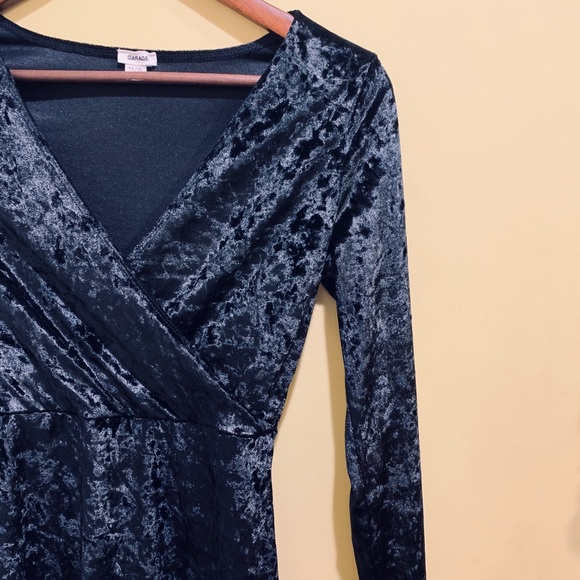 Velvet Romper Dress - Picture 2 of 8